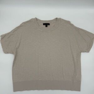 Banana Republic Light Beige Short Sleeve Top